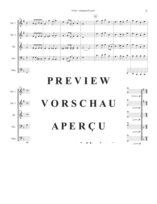 Produktgalerie: Seite 14 von 21 Tribute to Stephen Foster , , (Blechbläserquintett)