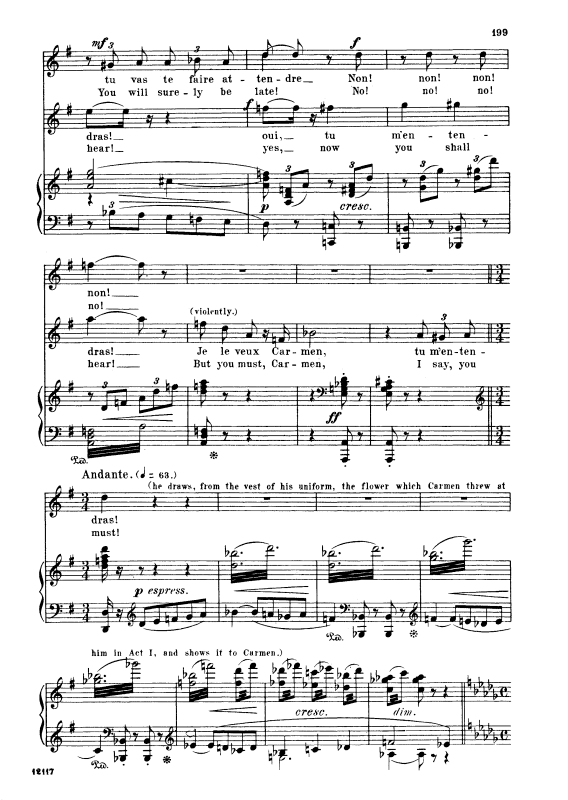 Produktbild zu: La fleur que tu m'avais jetéeGeorges Bizet