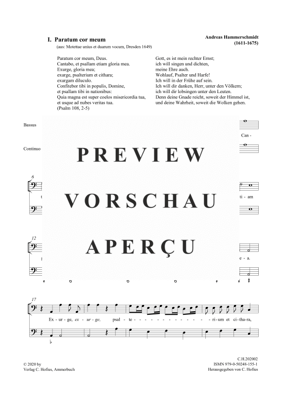 Produktgalerie: Seite 10 von 11 Motettae unius et duarum vocum, , (Cantus, Bassus mit Basso Continuo)