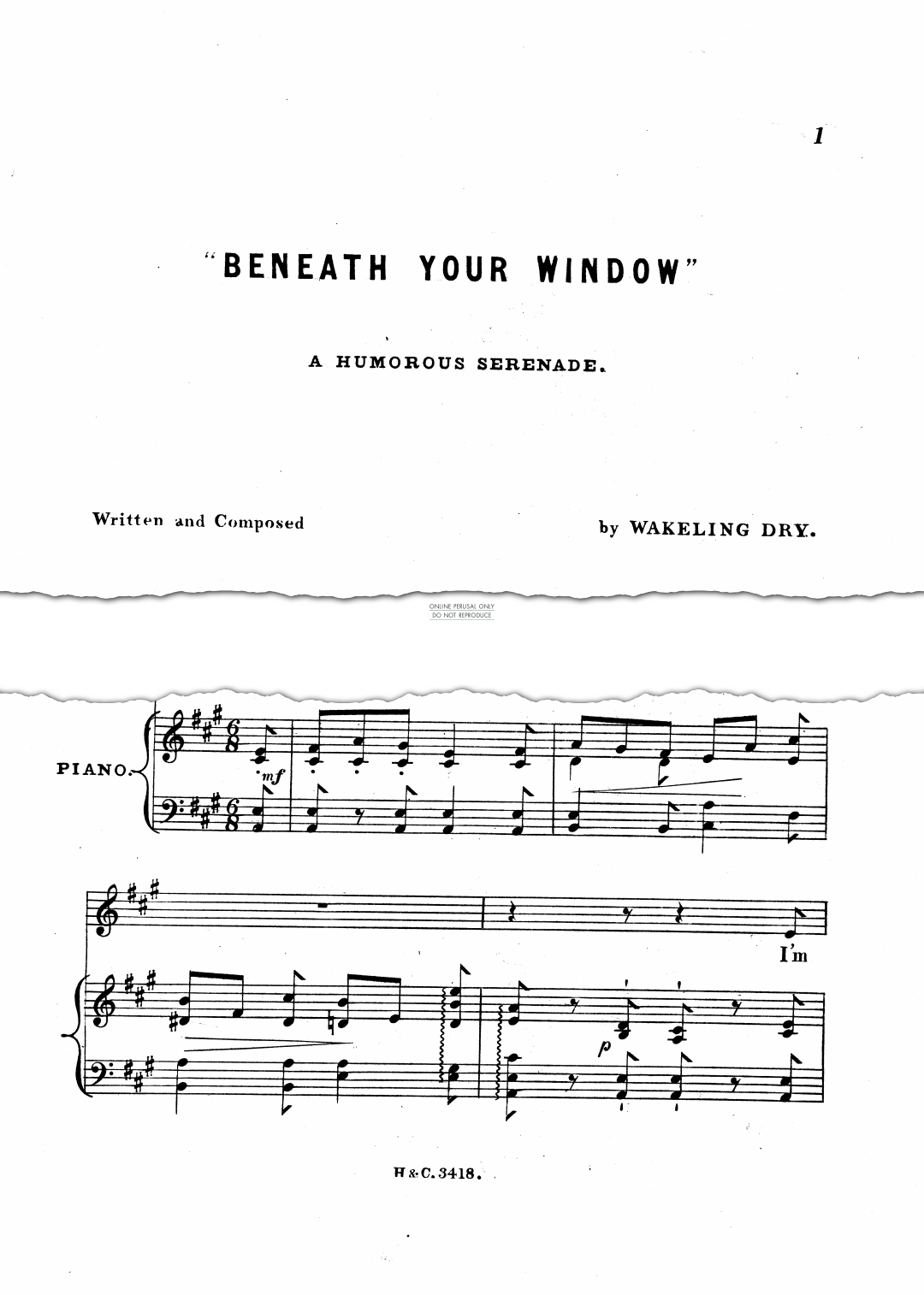 Produktbild zu: Beneath Your Window