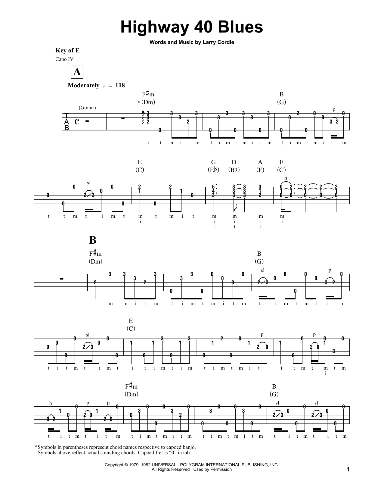 Produktgalerie: Seite 1 von 1 Highway 40 Blues, Ricky Skaggs, Banjo