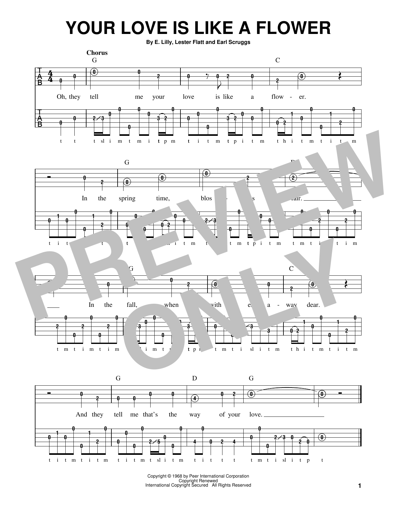 Produktgalerie: Seite 1 von 1 Your Love Is Like A Flower, E. Lilly, Banjo