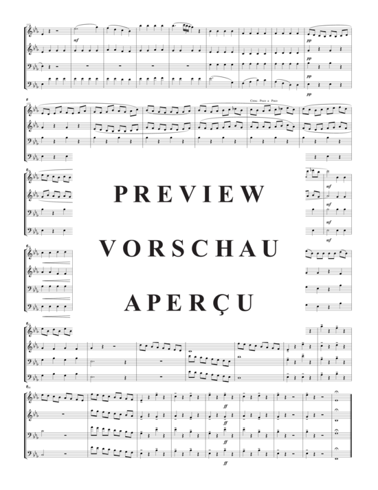 Produktgalerie: Seite 5 von 15 Ouvertüre, , (2xTrompete in B, Horn in F, Posaune)