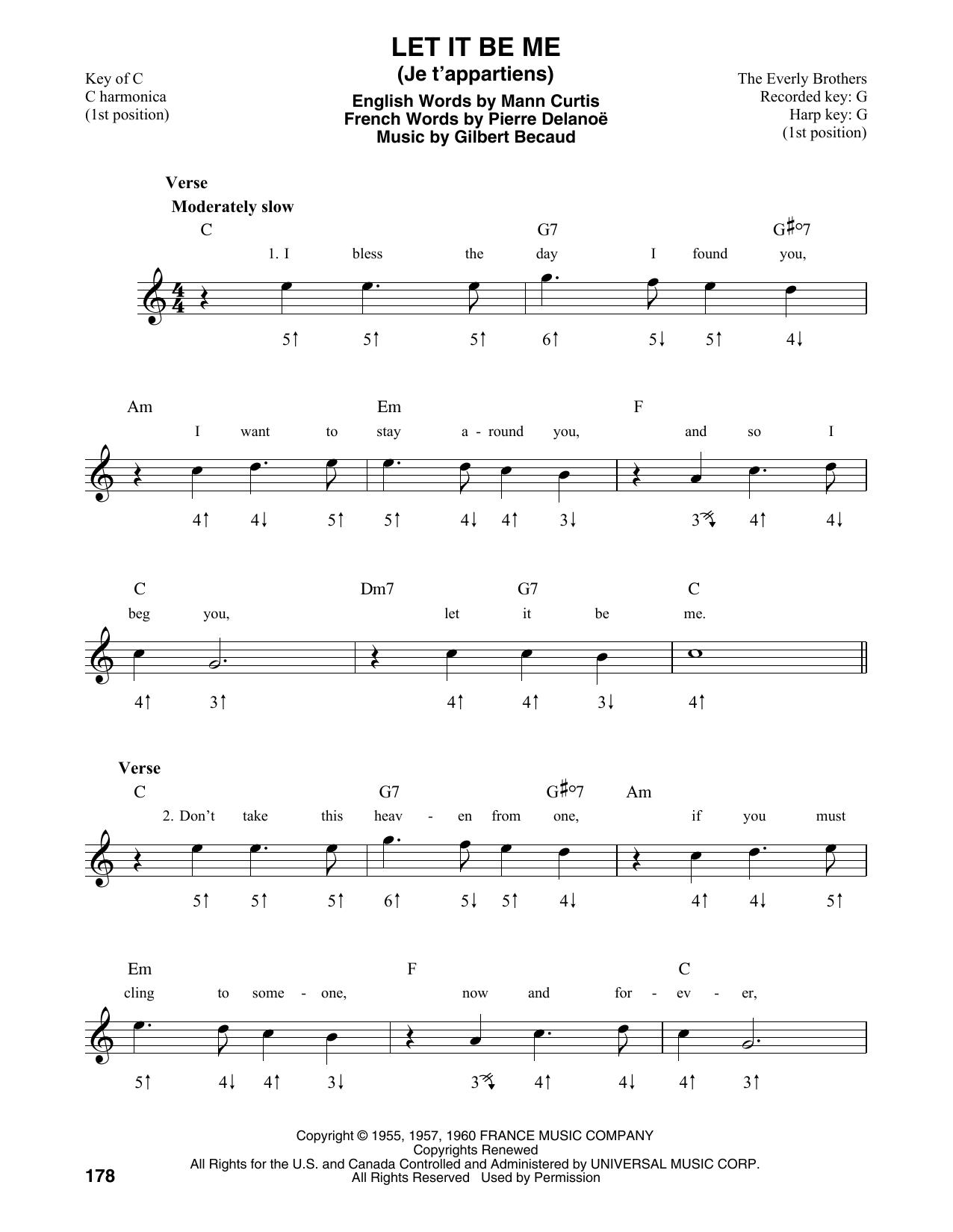 Product gallery: Page 1 of 1 Let It Be Me (Je T'appartiens), Everly Brothers