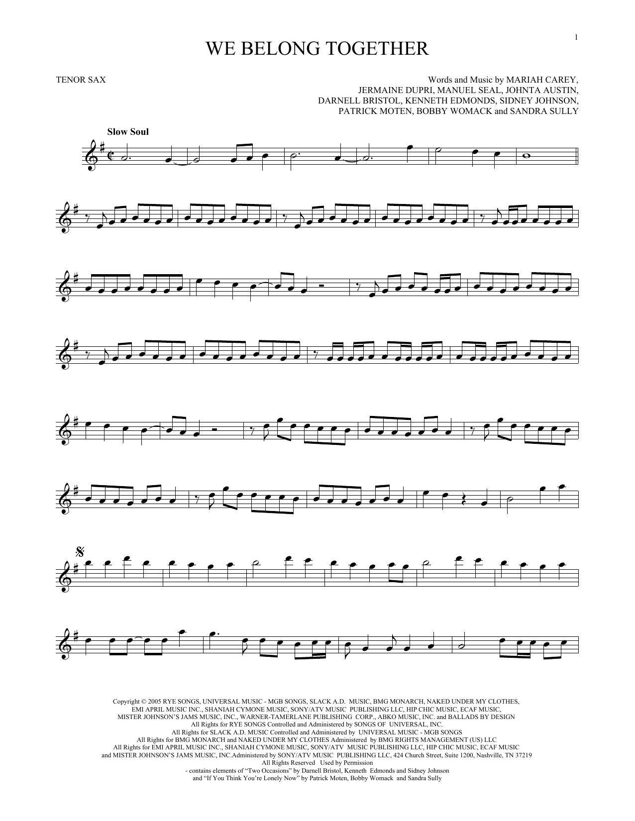 Product gallery: Page 1 of 1 We Belong Together, Mariah Carey