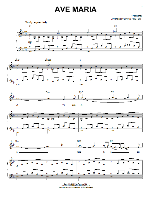 Produktgalerie: Seite 1 von 1 Ave Maria, Michael Bublé, Gesang, Klavier