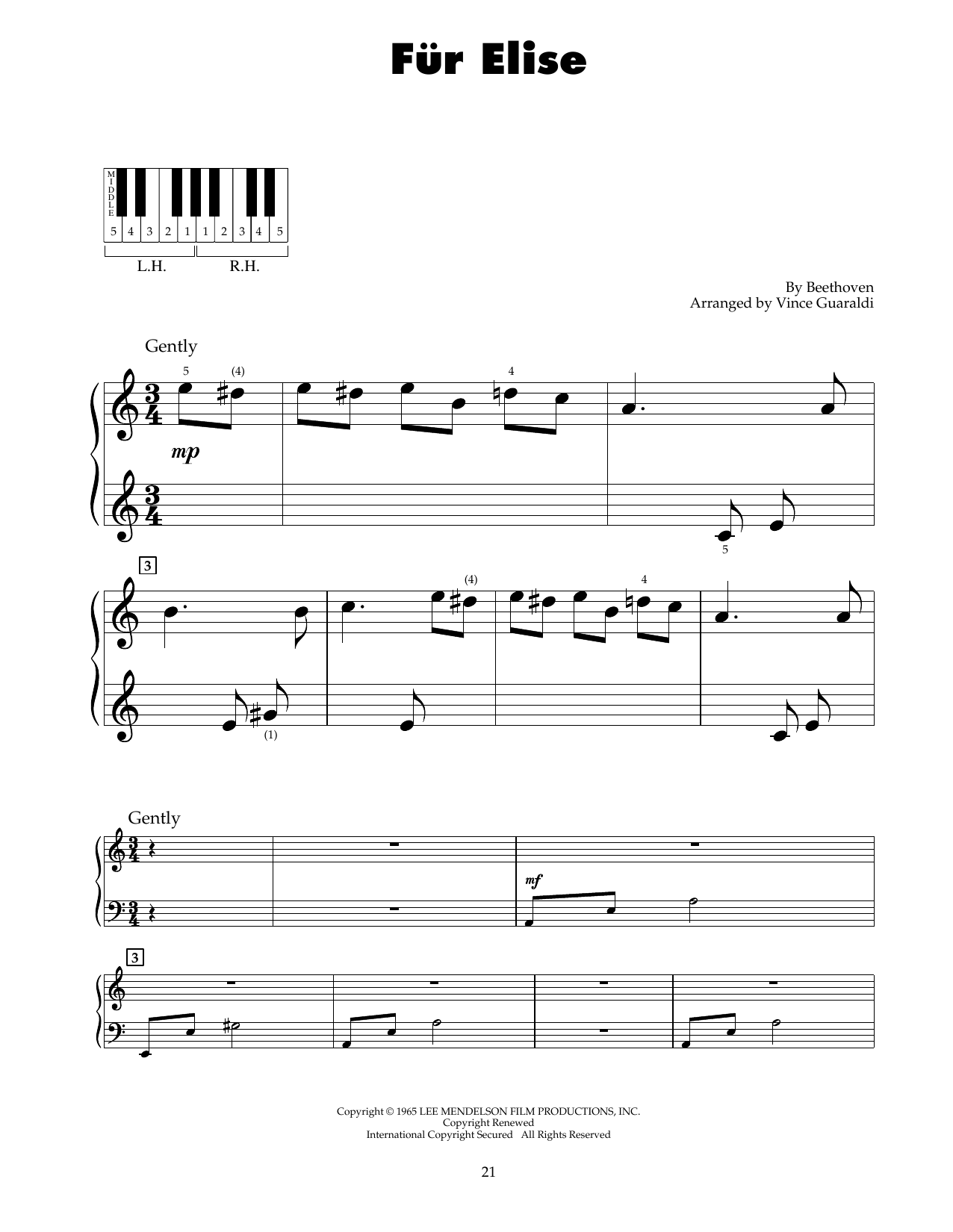 Produktbild zu: Fur Elise