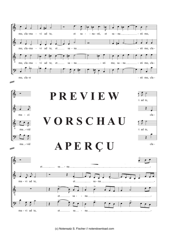 Product gallery: Page 4 of 5 Exaltabo te Domine , , (mixed choir)