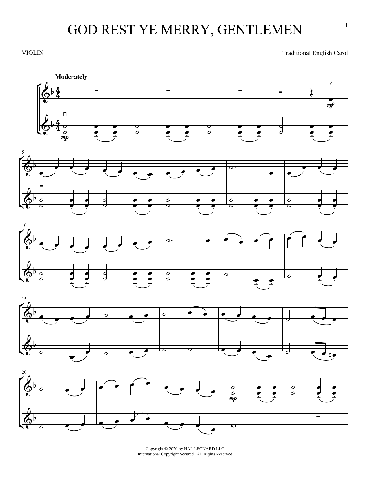 Product gallery: Page 1 of 1 God Rest Ye Merry, Gentlemen, Traditional English Carol