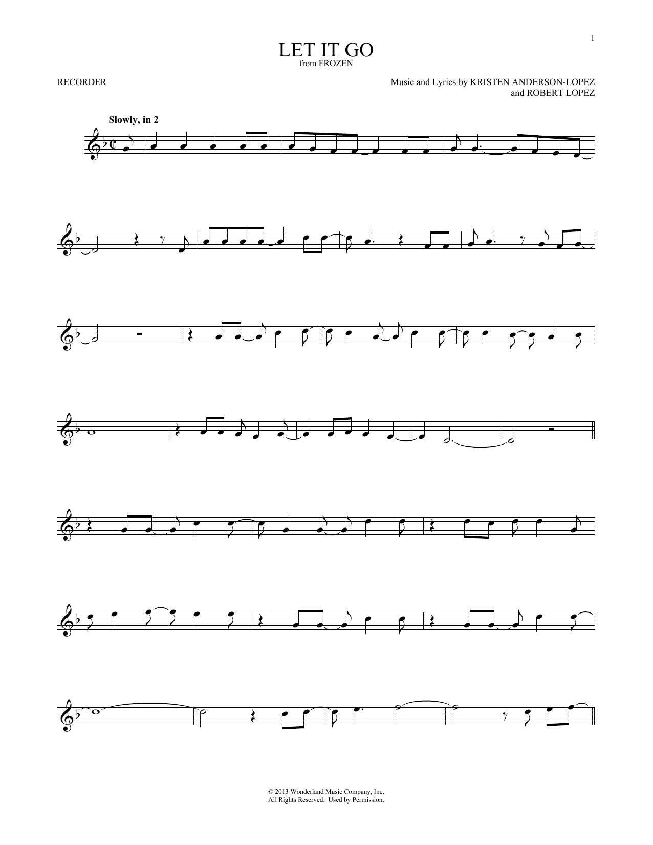 Product gallery: Page 1 of 1 Let It Go (from Frozen), Idina Menzel