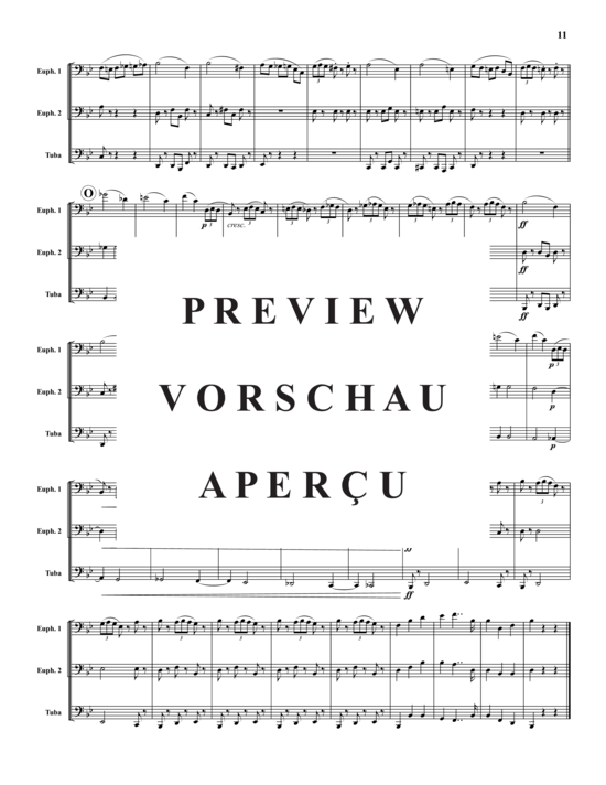Produktgalerie: Seite 13 von 21 Drei Tänze , , (2x Euphonium + Tuba)