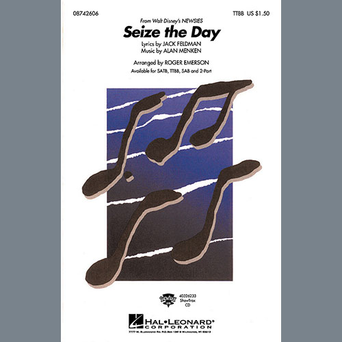 Produktbild zu: Seize The Day (from Newsies) (arr. Roger Emerson)
