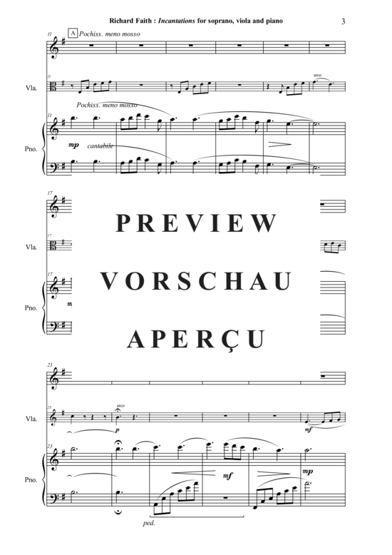 Product gallery: Page 4 of 21 Incantations , , (soprano, viola + piano)