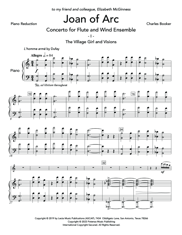 Product gallery: Page 1 of 11 Joan of Arc (Concerto), , (flute and piano)