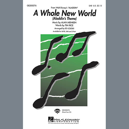 cover: A Whole New World (Aladdin's Theme) (from Aladdin) (arr. Ed Lojeski),