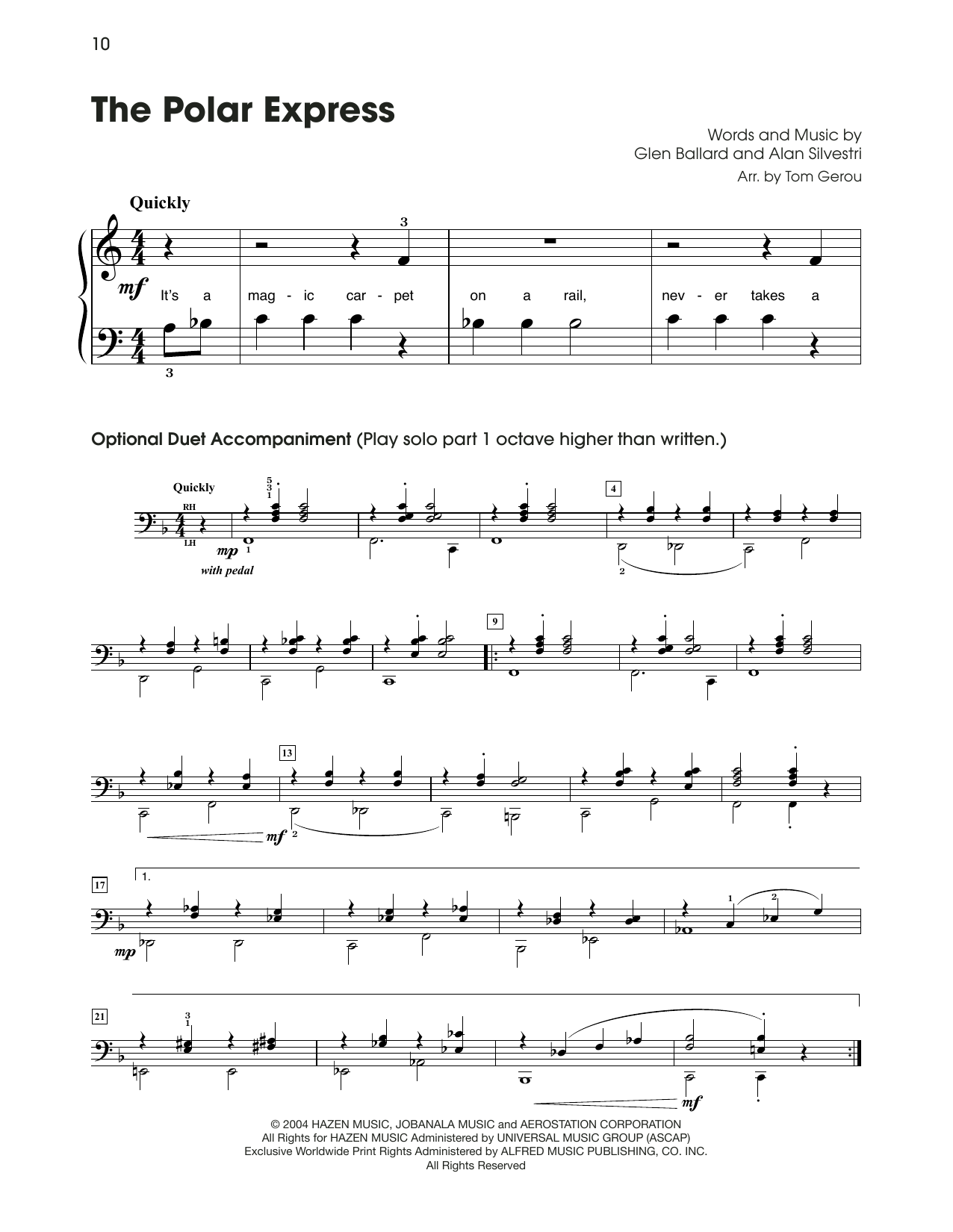 Product picture to: The Polar Express (arr. Tom Gerou)
