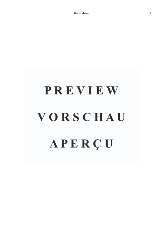 gallery: Capriccio für Kontrabass, , Double Bass Solo