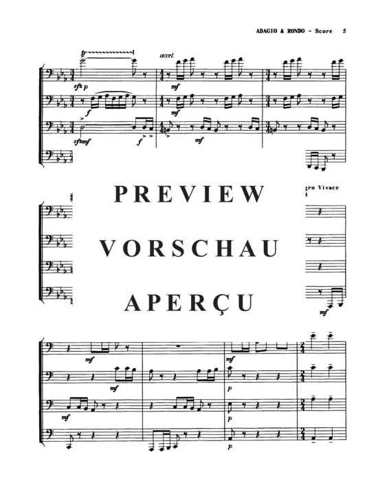 Product gallery: Page 7 of 21 Adagio and Rondo , , (Tuba Quartett EETT)