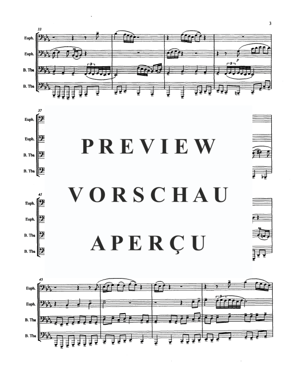 Produktgalerie: Seite 5 von 10 Wachet auf, ruft uns die Stimme - Choral Prelude, , Tuba Quartett