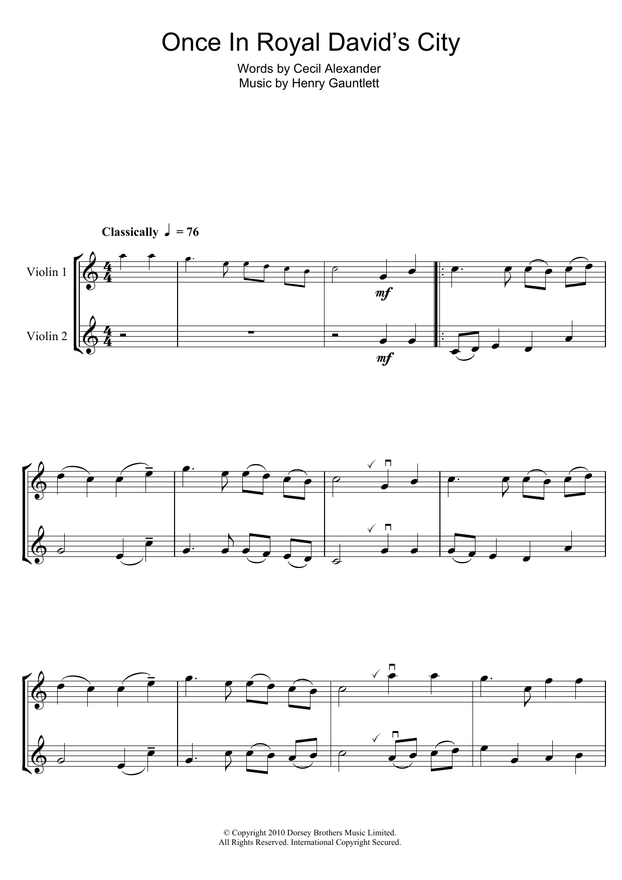Product gallery: Page 1 of 1 Once In Royal David's City, Traditional Carol