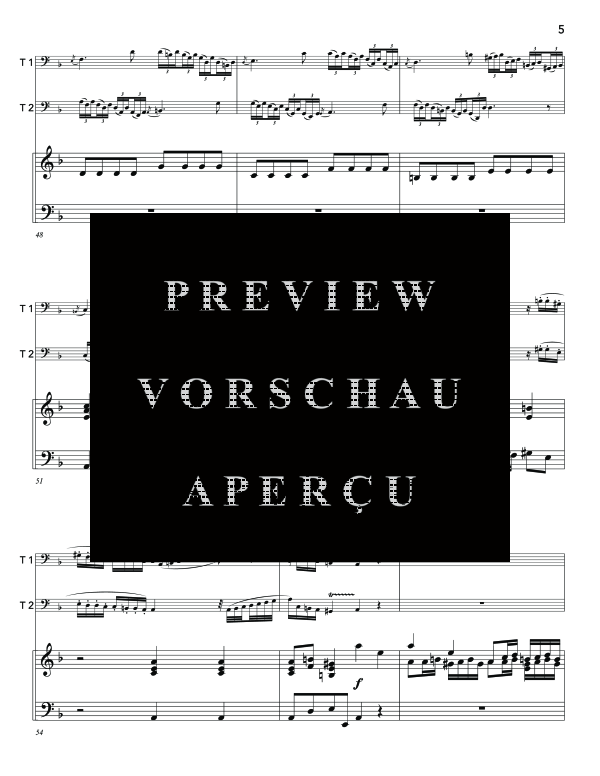 Produktgalerie: Seite 9 von 11 Concerto in D Minor, , (Trio 2x Tuba und Klavier)
