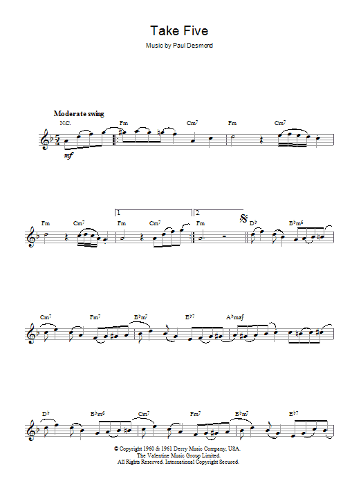 Product gallery: Page 1 of 1 Take Five, Dave Brubeck