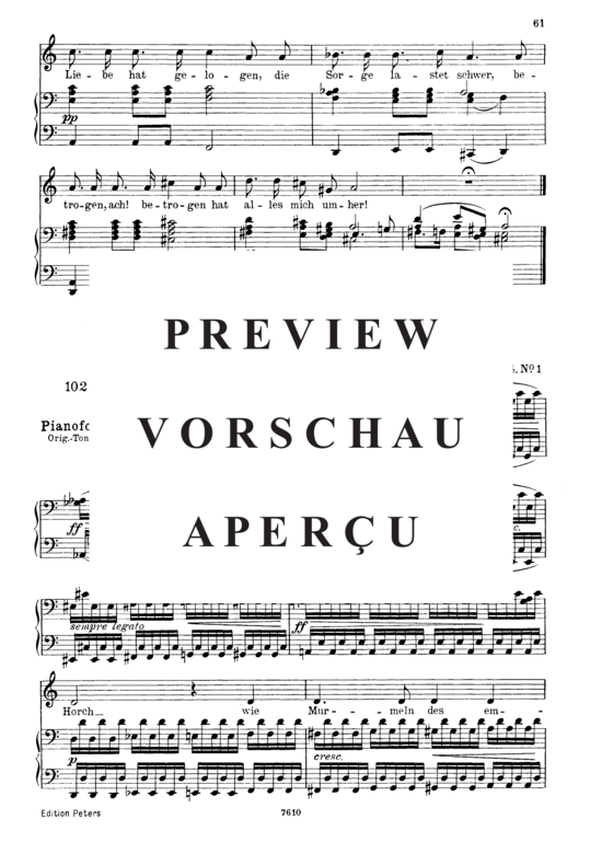 Product gallery: Page 3 of 3 Die Liebe hat gelogen D.751, , Low Voice and Piano