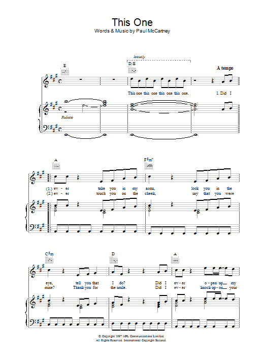 Produktbild zu: This One
