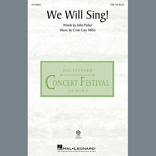 cover: We Will Sing!, Cristi Cary Miller