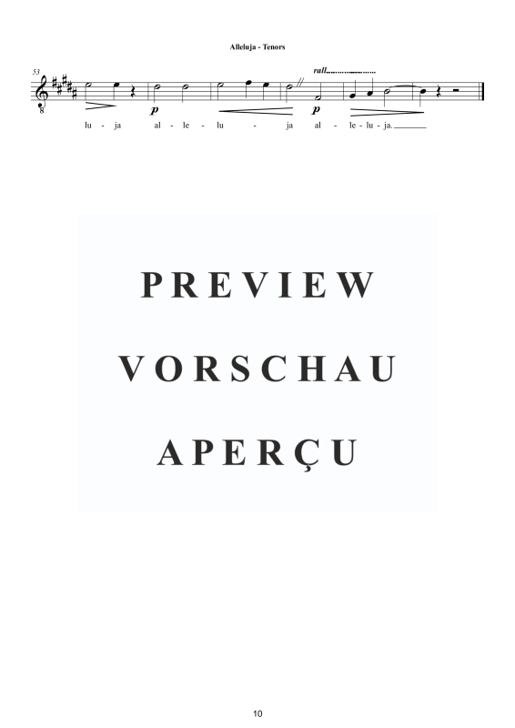 Produktgalerie: Seite 11 von 11 Alleluja - Eucharistic, , Gemischter Chor
