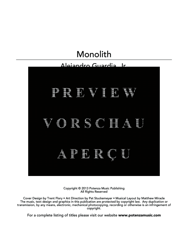 Produktgalerie: Seite 3 von 11 Monolith, , (Ensemble Tuba + Posaunen Quintett)