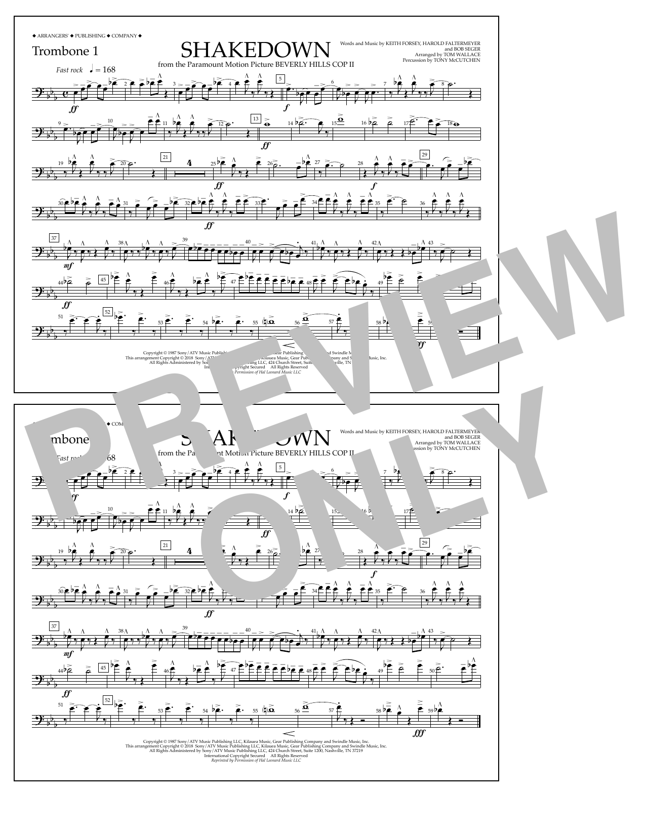 Produktbild zu: Shakedown - Trombone 1