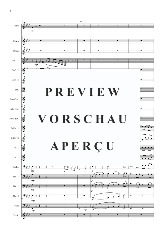 Produktgalerie: Seite 7 von 11 Salut demeure chaste et pure, , Solo Gesang und Concert Band