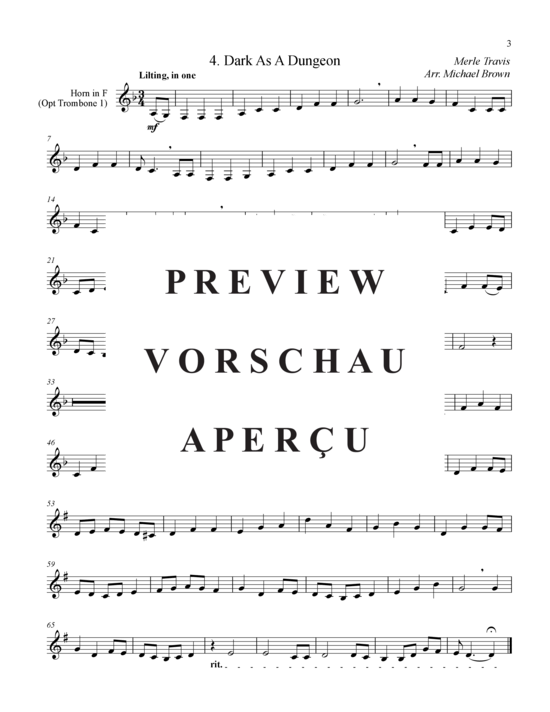 Produktgalerie: Seite 9 von 21 Mountain Music (Music from Appalachia), , (2xTrompete in B, Horn in F, Posaune)