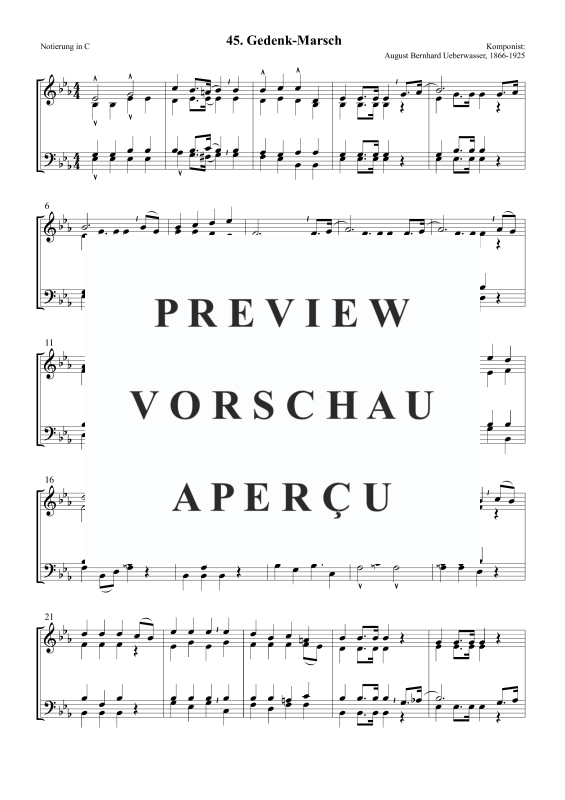 Product gallery: Page 2 of 5 Gedenk-Marsch, , Trombone Choir
