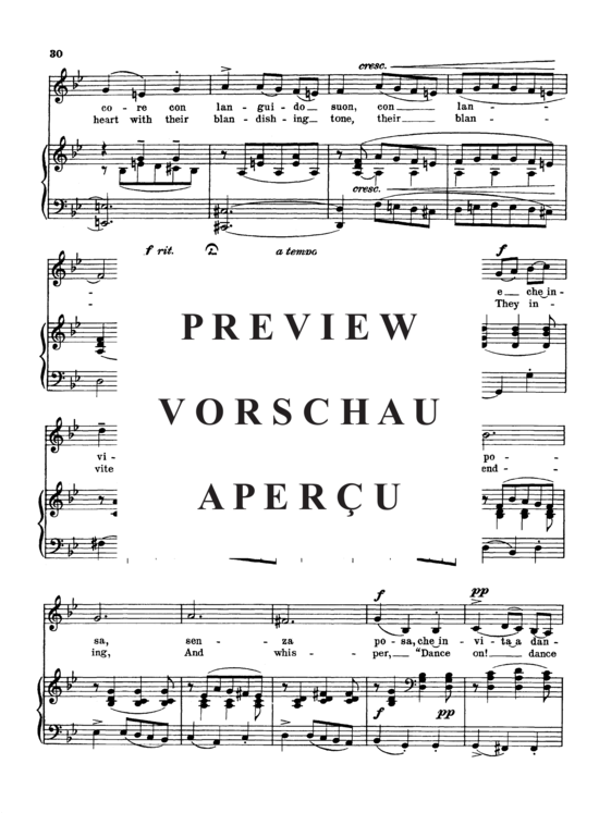 Product gallery: Page 4 of 5 Danza, danza, fanciulla, Parisotti, Alessandro, Low Voice and Piano