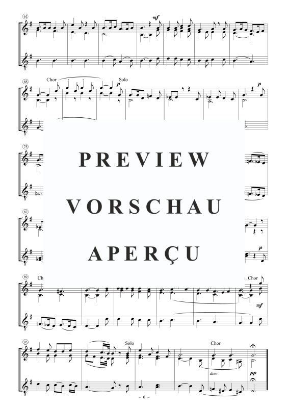 Product gallery: Page 7 of 7 Die Uhr, , Flugelhorn Solo and Trombone Choir