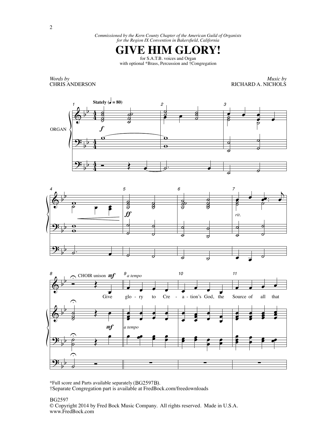 Produktbild zu: Give Him Glory!