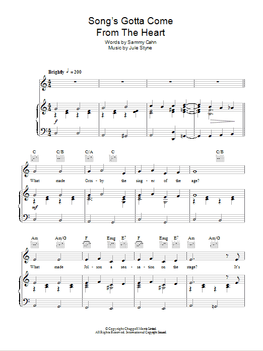Product gallery: Page 1 of 1 The Song's Gotta Come From The Heart, Frank Sinatra