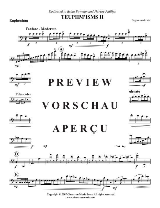 Product gallery: Page 6 of 11 Teuphmisms II  , , (2x Bariton/Posaune)