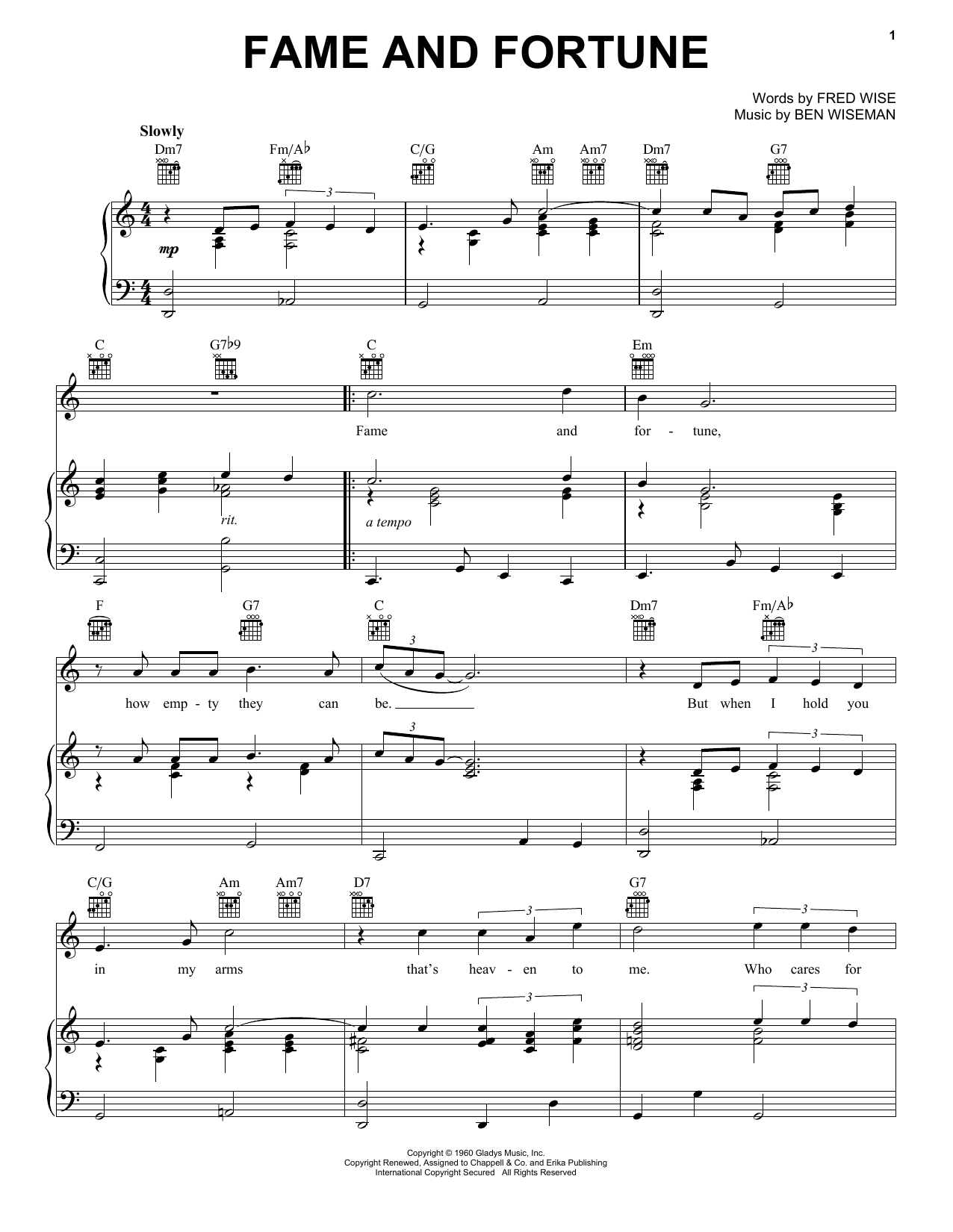 Produktgalerie: Seite 1 von 1 Fame And Fortune, Elvis Presley, Gesang, Gitarre, Klavier