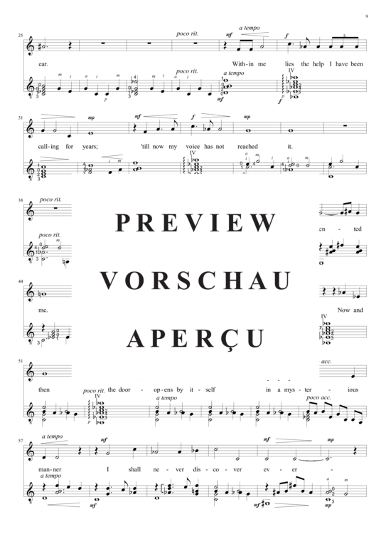 Produktgalerie: Seite 11 von 20 Five Poems by Melissanthi , , (Alt/Mezzo-Sopran + Gitarre)