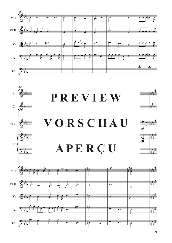 Product gallery: Page 11 of 21 Hommage à la Pologne (2015) , ,  (ensemble for violin solo, piano, flute, clarinet + string quintet)
