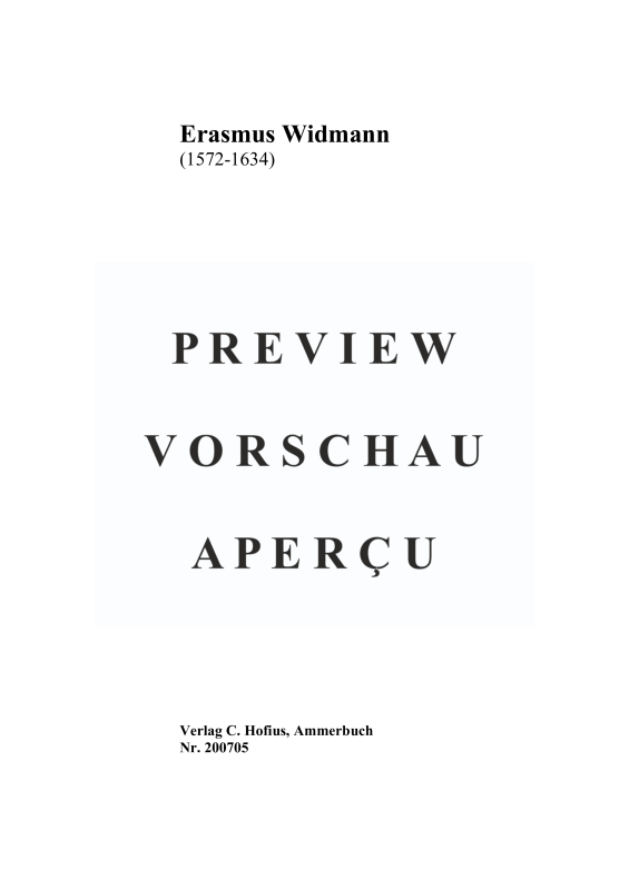 Product gallery: Page 2 of 11 Musikalische Kurzweil (1611), , (mixed choir 4-5 voices)