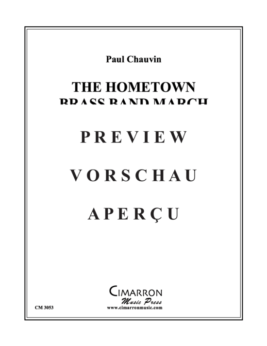 Produktgalerie: Seite 2 von 10 Hometown Brass Band March , , (Blechbläserquintett)