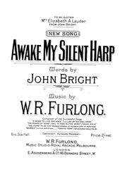 cover: Awake My Silent Harp, W. R. Furlong