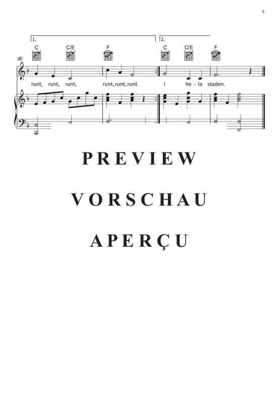 Produktgalerie: Seite 7 von 7 Hjulen På Bussen, , (Gesang + Klavier, Gitarre)