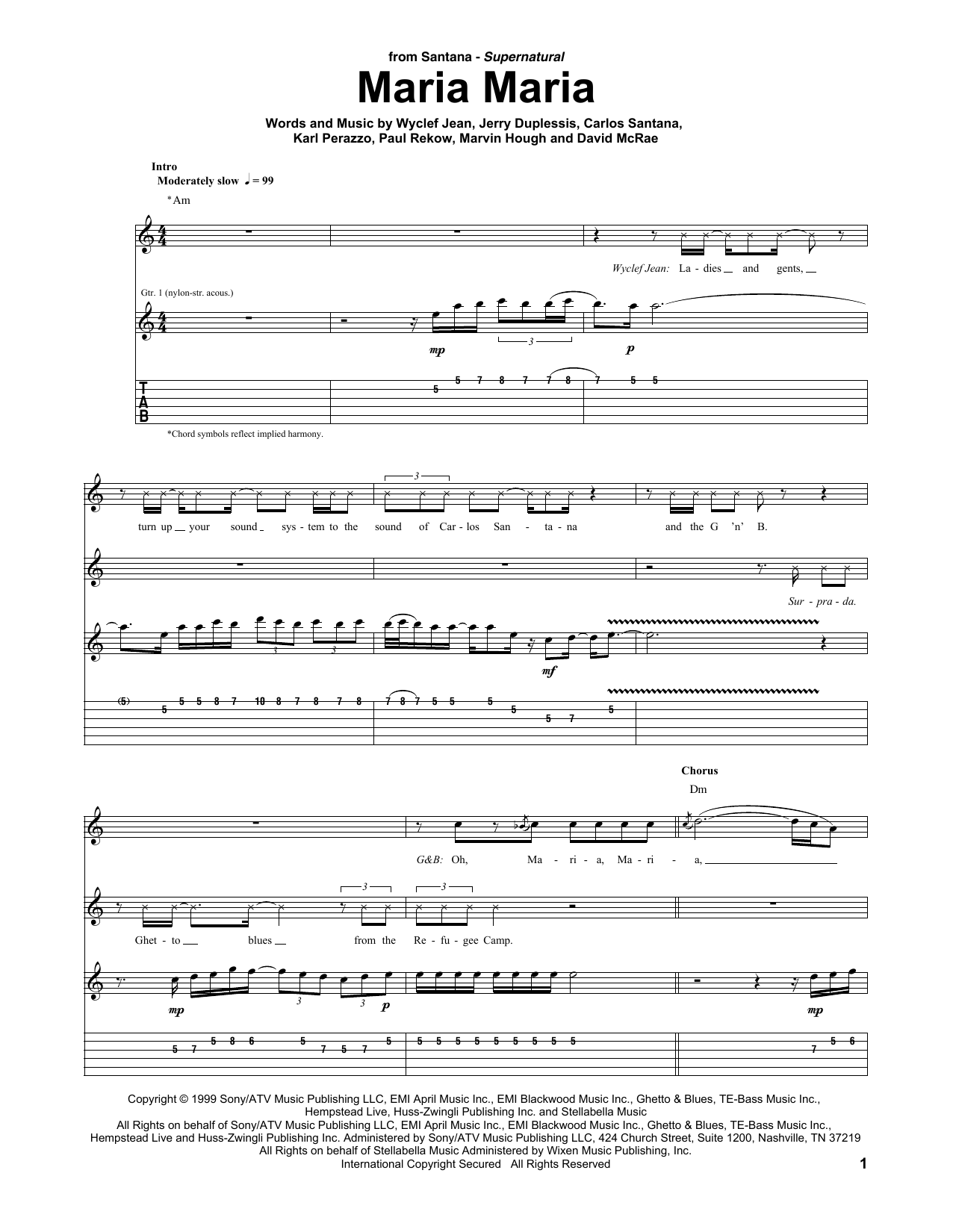 Produktbild zu:  Maria Maria (feat. The Product G&B) - Santana