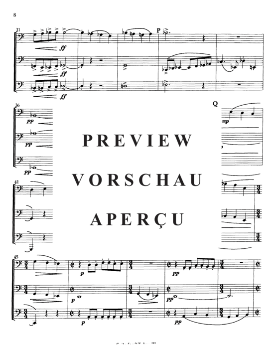 Produktgalerie: Seite 11 von 21 Suite for Three Tubas , , (Tuba Trio)