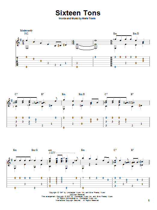 Produktgalerie: Seite 1 von 1 Sixteen Tons, Merle Travis, Gitarre